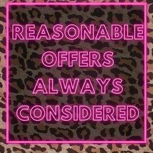 Reasonable offers accepted!